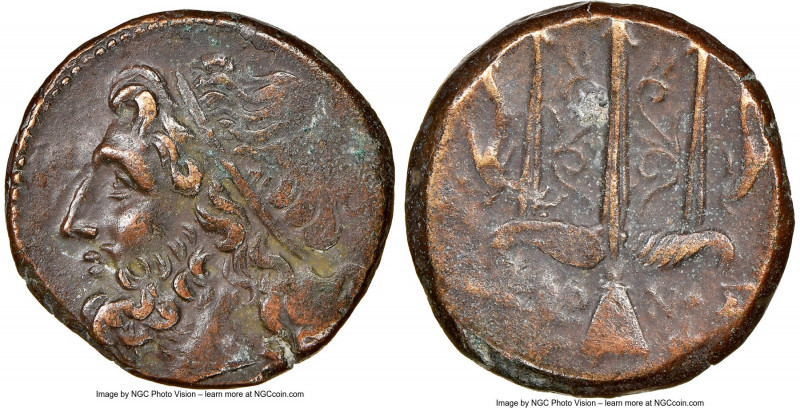SICILY. Syracuse. Hieron II (ca. 275-215 BC). AE litra (19mm, 2h). NGC Choice VF...