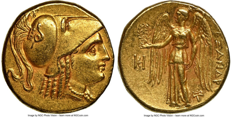 MACEDONIAN KINGDOM. Alexander III the Great (336-323 BC). AV stater (16mm, 8.59 ...