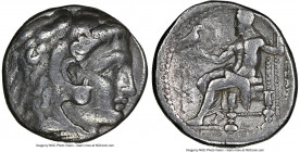 MACEDONIAN KINGDOM. Alexander III the Great (336-323 BC). AR tetradrachm (24mm, 5h). NGC VG. Posthumous issue of Sardes, ca. 319-315 BC. Head of Herac...