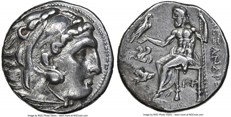 MACEDONIAN KINGDOM. Alexander III the Great (336-323 BC). AR drachm (16mm, 4.24 ...