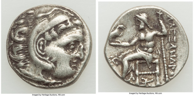 MACEDONIAN KINGDOM. Alexander III the Great (336-323 BC). AR drachm (17mm, 4.38 ...