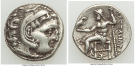 MACEDONIAN KINGDOM. Alexander III the Great (336-323 BC). AR drachm (17mm, 4.38 gm, 10h). Choice VF. Posthumous issue of Colophon, ca. 319-310 BC. Hea...