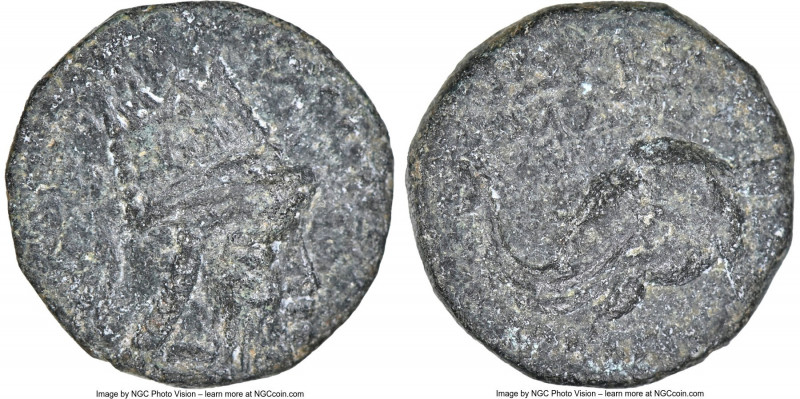 ARMENIAN KINGDOM. Tigranes V (Ca. AD 6-12). AE half-chalkous (10mm, 12h). NGC XF...