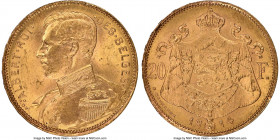 Albert I gold 20 Francs 1914 MS64 NGC, Brussels mint, KM78. French text - Position A. AGW 0.1867 oz. 

HID09801242017

© 2020 Heritage Auctions | ...