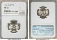 Republic 5 Centavos 1961 MS66 NGC, KM11.3. Brilliant satin fields with luster abounding. 

HID09801242017

© 2020 Heritage Auctions | All Rights R...