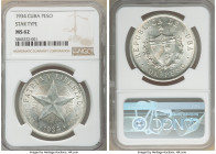 Republic "Star" Peso 1934 MS62 NGC, Philadelphia mint, KM15.2.

HID09801242017

© 2020 Heritage Auctions | All Rights Reserved