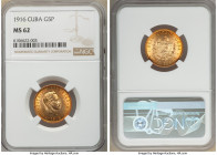Republic gold 5 Pesos 1916 MS62 NGC, Philadelphia mint, KM19. Orange-peel peripheral toning, carbon spot on hair. 

HID09801242017

© 2020 Heritag...