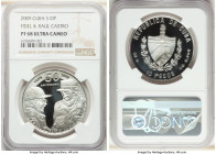 Republic Proof 10 Pesos 2009 PR68 Ultra Cameo NGC, Havana mint, KM911. Mintage: 5,000. Fidel and Raul Castro commemorative. 

HID09801242017

© 20...