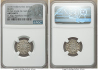 Bearn. Anonymous 4-Piece Lot of Certified Deniers ND (1100-1300) Authentic NGC, Bearn mint, PdA-3233. In the name of Centulle. Weights range from 0.96...