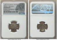 Deols. William I 4-Piece Lot of Certified Deniers ND (1207-1233) Authentic NGC, Weights range from 0.77-0.87gm. Sold as is, no returns. Ex. Montlebeau...
