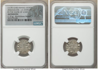 La Marche 4-Piece Lot of Certified Deniers ND (1170-1245) Authentic NGC, Angouleme mint, PdA-2663. Struck in the name of Louis. Weights range from 0.8...