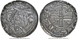 Kings of All England. Edward the Confessor (1042-1066) Penny ND (1065-1066) MS61 NGC, Stafford mint, Godwine as moneyer, Pyramids type, S-1184. 1.24gm...