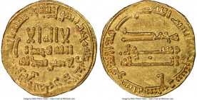 Abbasid. al-Mahdi (AH 158-169 / AD 775-785) gold Dinar AH 167 (AD 783/784) MS63 NGC, No mint (likely Madinat al-Salam), A-214. 4.23gm.

HID098012420...