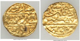 Ottoman Empire. Suleyman I (AH 926-974 / AD 1520-1566) gold Sultani AH 926 (AD 1520/1521) XF. Misr mint (in Egypt), A-1317. 19.4mm. 3.51gm. 

HID098...