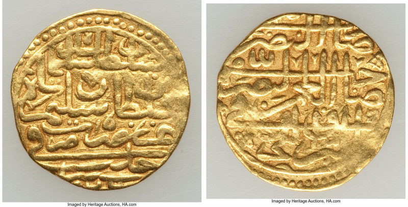 Ottoman Empire. Suleyman I (AH 926-974 / AD 1520-1566) gold Sultani AH 926 (AD 1...