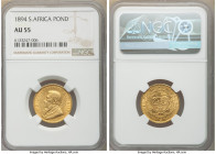 Republic gold Pond 1894 AU55 NGC, Pretoria mint, KM10.2, Fr-2. 

HID09801242017

© 2020 Heritage Auctions | All Rights Reserved