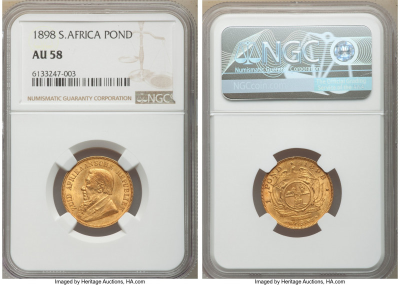 Republic gold Pond 1898 AU58 NGC, Pretoria mint, KM10.2.

HID09801242017

© ...