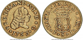 Ferdinand VI gold 1/2 Escudo 1753 S-PJ VF35 NGC, Seville mint, KM374.

HID09801242017

© 2020 Heritage Auctions | All Rights Reserved