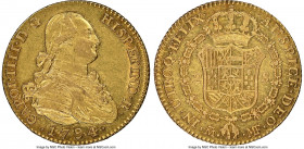 Charles IV gold 2 Escudos 1794 M-MF AU58 NGC, Madrid mint, KM435.1. Exquisite portrait, lightly toned with reflective fields. 

HID09801242017

© ...