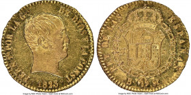 Ferdinand VII gold "De Vellon" 80 Reales 1823 B-SP MS62 NGC, Barcelona mint, KM564.1. Resplendent luster. 

HID09801242017

© 2020 Heritage Auctio...