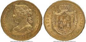Isabel II gold 10 Escudos 1868(68) MS64 NGC, Madrid mint, KM636.1.

HID09801242017

© 2020 Heritage Auctions | All Rights Reserved
