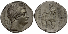 BACTRIA: Euthydemos I, ca. 230-195 BC, AR tetradrachm (16.41g), Mint A (near Aï Khanoum), Bop-4A, Kritt-C2, SNG ANS-122, diademed head right // Herakl...