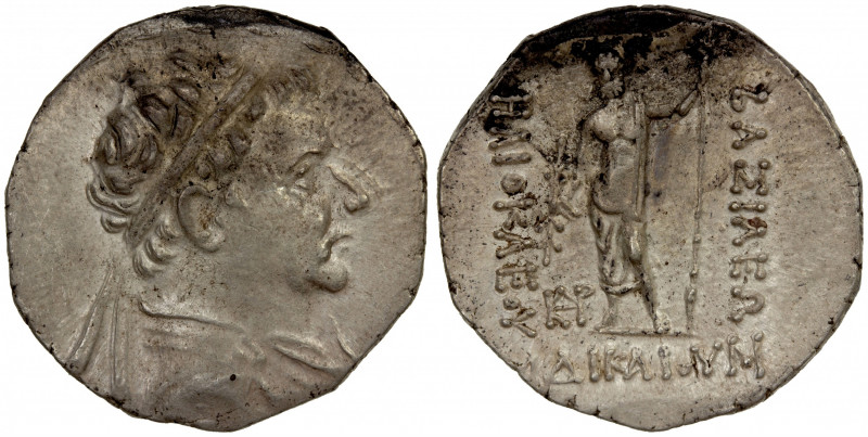 BACTRIA: Heliokles I Dikaios, ca. 145-130 BC, AR tetradrachm (16.79g), Bop-1U, H...