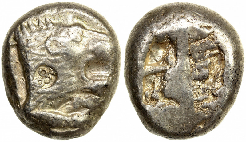 CARIA: Mylasa, AR stater (10.91g), ca. 520-490 BC, SNG Ashmolean 322-3, SNG Kayh...