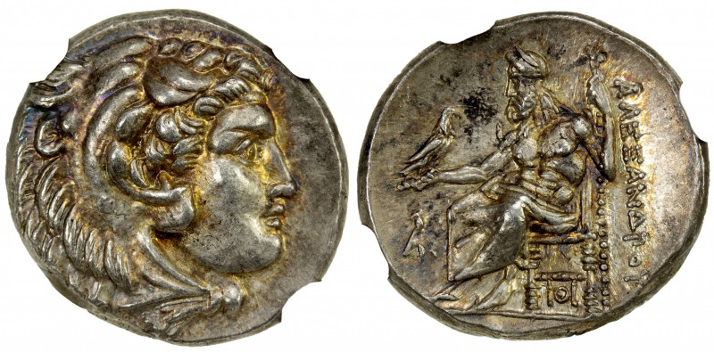 MACEDONIAN KINGDOM: Alexander III "the Great", 336-323 BC, AR drachm (4.27g), Sa...