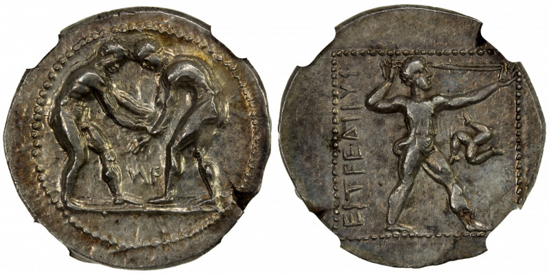 PAMPHYLIA: Aspendos, AR stater (10.98g), ca. 380/75-330/25 BC, Tekin series 4, S...