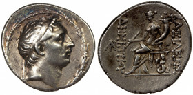 SELEUKID KINGDOM: Demetrios I Soter, 162-150 BC, AR tetradrachm (16.57g), Antioch on the Orontes, 162-155/4 BC, SC-1638.1n, diademed head right within...