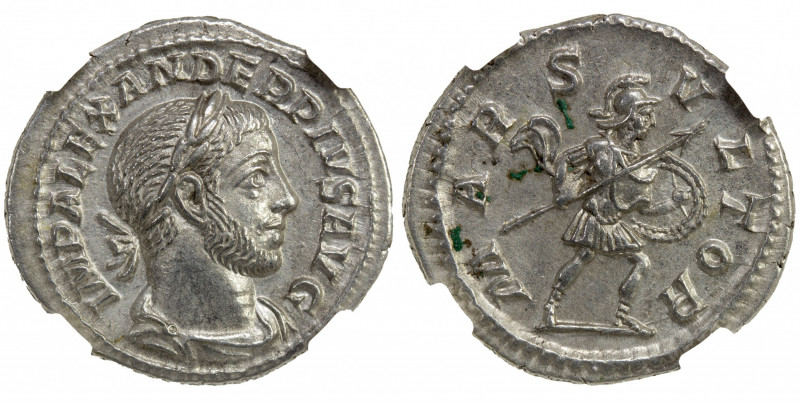 ROMAN EMPIRE: Severus Alexander, 222-235 AD, AR denarius (3.15g), Rome, 231-235 ...