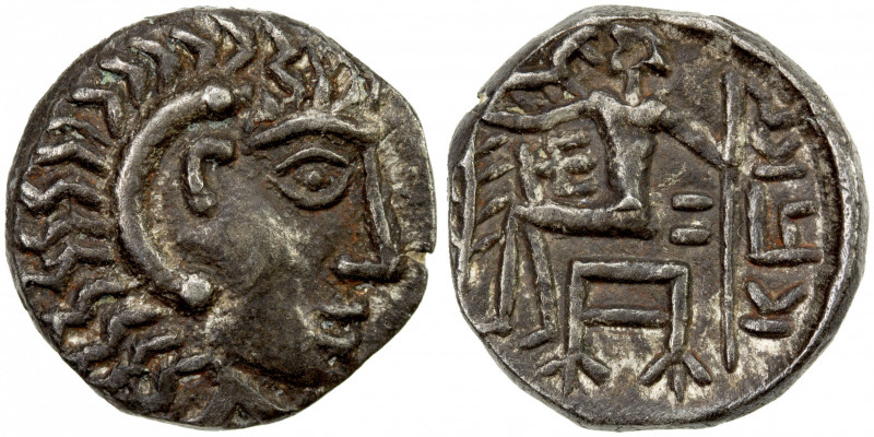 ARABIA: Abi'el, late 3rd century BC, BI drachm (3.30g), Potts-324 (this piece), ...