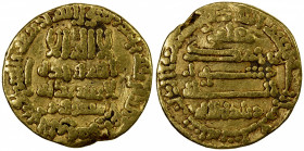 AGHLABID: Ziyadat Allah I, 816-837, AV dinar (4.02g), NM, AH206, A-438, citing Masrur, mount removed, Fine.
Estimate: $260-300