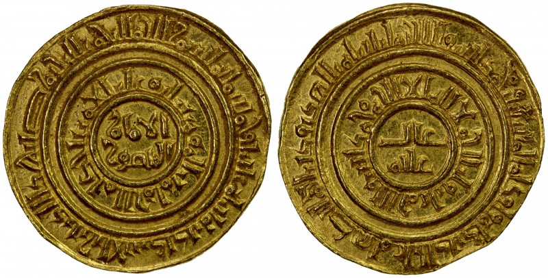 FATIMID: al-Âmir al-Mansur, 1101-1130, AV dinar (3.98g), al-Iskandariya, AH510, ...