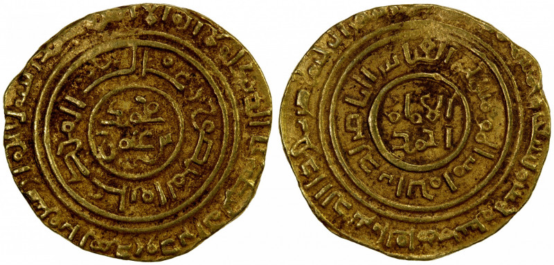 AYYUBID: al-Mansur Muhammad, 1198-1199, AV dinar (4.41g), al-Qahira, AH592, A-79...