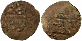 SALGHURID: Tughril b. Sunqur, 1175-1203, AV dinar (2.08g), NM, ND, A-1927H, citing the caliph al-Nasir and the Seljuq of the West Tughril b. Arslan, v...