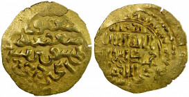 ILKHAN: Gaykhatu, 1291-1295, AV dinar (3.64g), Tabriz, AH694, A-2158.1, ruler cited with his Uighur name Irinjin Durji, with durji instead of the norm...