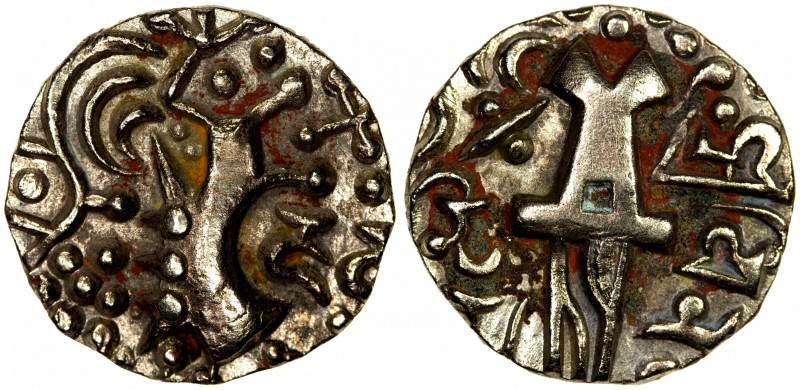 KIDARITE: Vinayaditya, 5th/6th century, debased AV dinar (7.58g), Mitch-3656/60,...