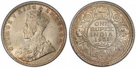 BRITISH INDIA: George V, 1910-1936, AR rupee, 1921(b), KM-524, S&W-8.54, scarce date, PCGS graded MS64, S.
Estimate: $150-250