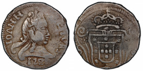 GOA: João V, 1706-1750, AR rupia, 1744, KM-112, PCGS graded AU50.
Estimate: $300-400