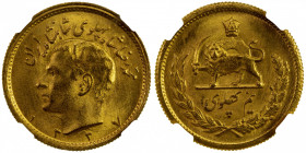 IRAN: Muhammad Reza Shah, 1941-1979, AV ½ pahlavi, SH1337 (1958), KM-1161, NGC graded MS65.
Estimate: $220-240