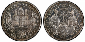 SALZBURG: AR 3 thaler, 1928, Macho-281, 300th Anniversary of the Consecration of the Salzburger Dom with design based on the thaler of 1628, PCGS grad...