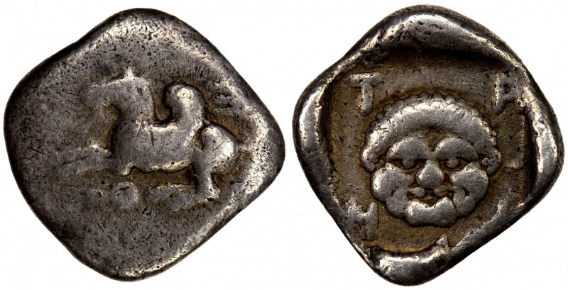 CORINTHIA: Corinth, AR trihemiobol (0.68g), 450-400 BC, HGC-4/1892, BCD Corinth-...