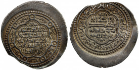 ILKHAN: Uljaytu, 1304-1316, AR 2 dirhams (3.84g), Khazâna al-Ma'mura, AH713, A-2188, type C, issued at the end of AH713, but nearly all mints start in...