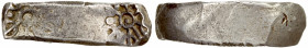 GANDHARA: Punchmarked, ca. 5th/4th century BC, AR shatamana (11.47g), medium "bent bar", VF.
Estimate: $100-150