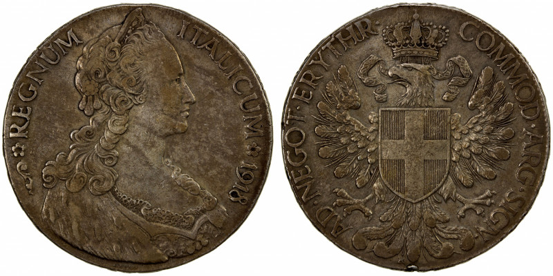ERITREA: Vittorio Emanuele III, 1900-1945, AR tallero, 1918-R, KM-5, design deri...