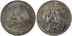 MEXICO: Estados Unidos, AR peso, 1911, KM-453, "Caballito" type, surface hairlines, About Unc.
Estimate: $100-150