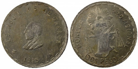 MEXICO: Revolutionary Issue, AR 2 pesos, 1915, KM-747, Provisional issue, About Unc.
Estimate: $100-150