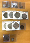 MEXICO: LOT of 15 varied Mexican coins, including cob 1 real (4 pieces, Philip III-Philip V), 1780FF real, 1801FT real, 1803FT 8 reales, 1819JJ 8 real...